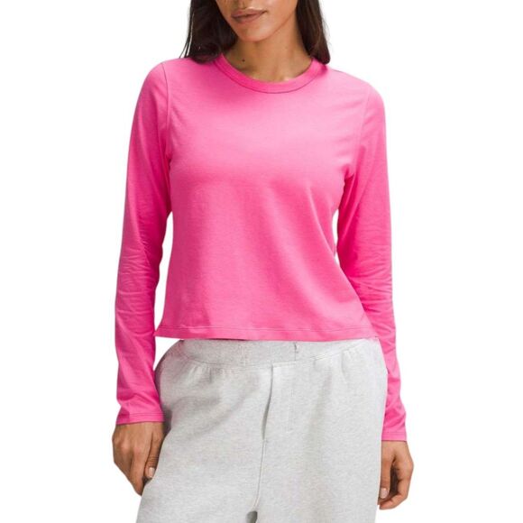 Lululemon Classic-Fit Cotton-Blend Long-Sleeve Shirt *Sonic Pink - Picture 1 of 7